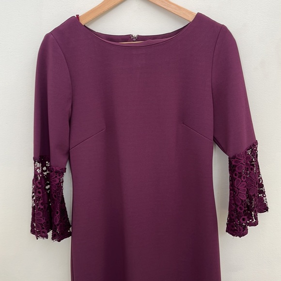 Sharagano Dresses & Skirts - Gorgeous Plum Color Mid Length/knee Dress. Size 8